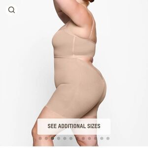 SKIMS Sheer Sculpt Low Back Short, Size 4x NWT